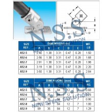 20NB PIPE FITTING-C64 SWIVEL FLANGE GALVANISED STEEL CLAMP